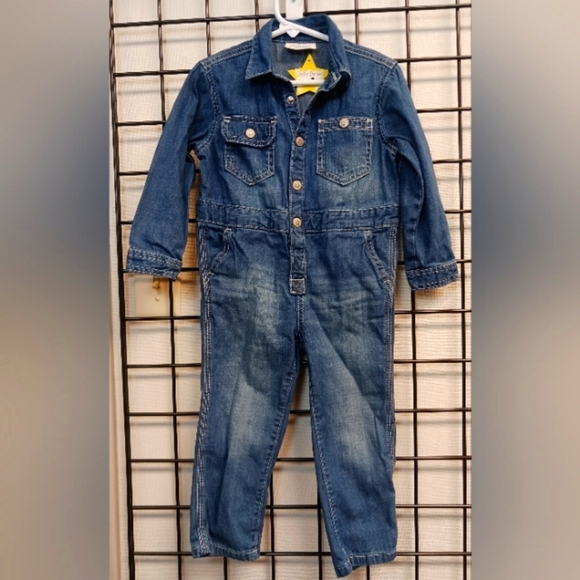 Gymboree Denim Jumper Toddler 3T VINTAGE - Picture 1 of 3